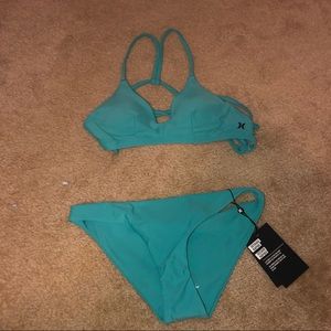 Hurley’s teal bikini